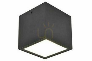 Vonkajšie stropné svietidlo Lutec GEMINI 6389101118 LED 6,9 W tmavosivé IP65 small 0