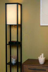 Stojacia lampa Lucide MENNO čierna béžová Japandi E27 44799/81/30 small 3