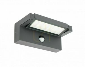 Vonkajšie nástenné svietidlo SU-MA RN20-KPIR LED 21W IP65 tmavý popol senzor pohybu small 1