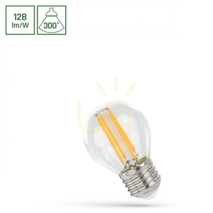 LED guľa E27 230 V 5,5 W Cog Nw Clear Spectrum small 0