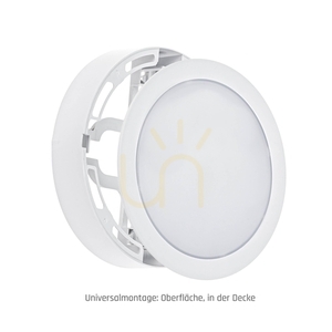 Algine Eco 2w1 povrchové svietidlo 12 W Nw 230 V 110st Ip20 Ik06 170x35mm biely okrúhly small 13