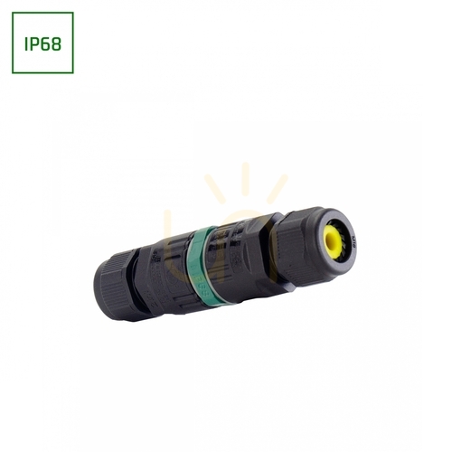 Skontrolujte Hermetická káblová spojka IP68 Fast Click – jednoduchá mufla „I“, kábel 3×0,5–2,5 mm²