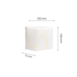Scatollo 5 W Cct 230 V Ip54 100x100x75 mm biela fasáda small 10