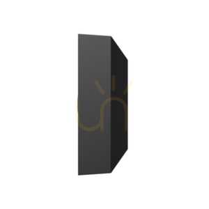 Encanta Asymmetric 6 W Cct 230 V Ip54 230x80x30 Mm čierna fasáda na povrchovú montáž. small 2