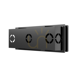Encanta 6 W Cct 230 V Ip54 230x84x52 mm čierna fasáda na zapustenie. small 3