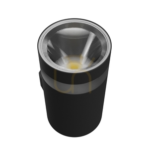Torre Ring 9 W Cct 230 V Ip54 99x78x156 Mm Black Round Facade Unidirectional. small 9