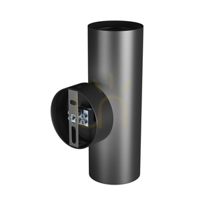 Squalla Variosa Tubo 2 Xgu10 Nástenné svietidlo 230 V Ip20 55 X160 X90 mm čierne okrúhle. small 3