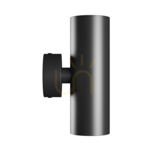 Squalla Variosa Tubo 2 Xgu10 Nástenné svietidlo 230 V Ip20 55 X160 X90 mm čierne okrúhle. small 7