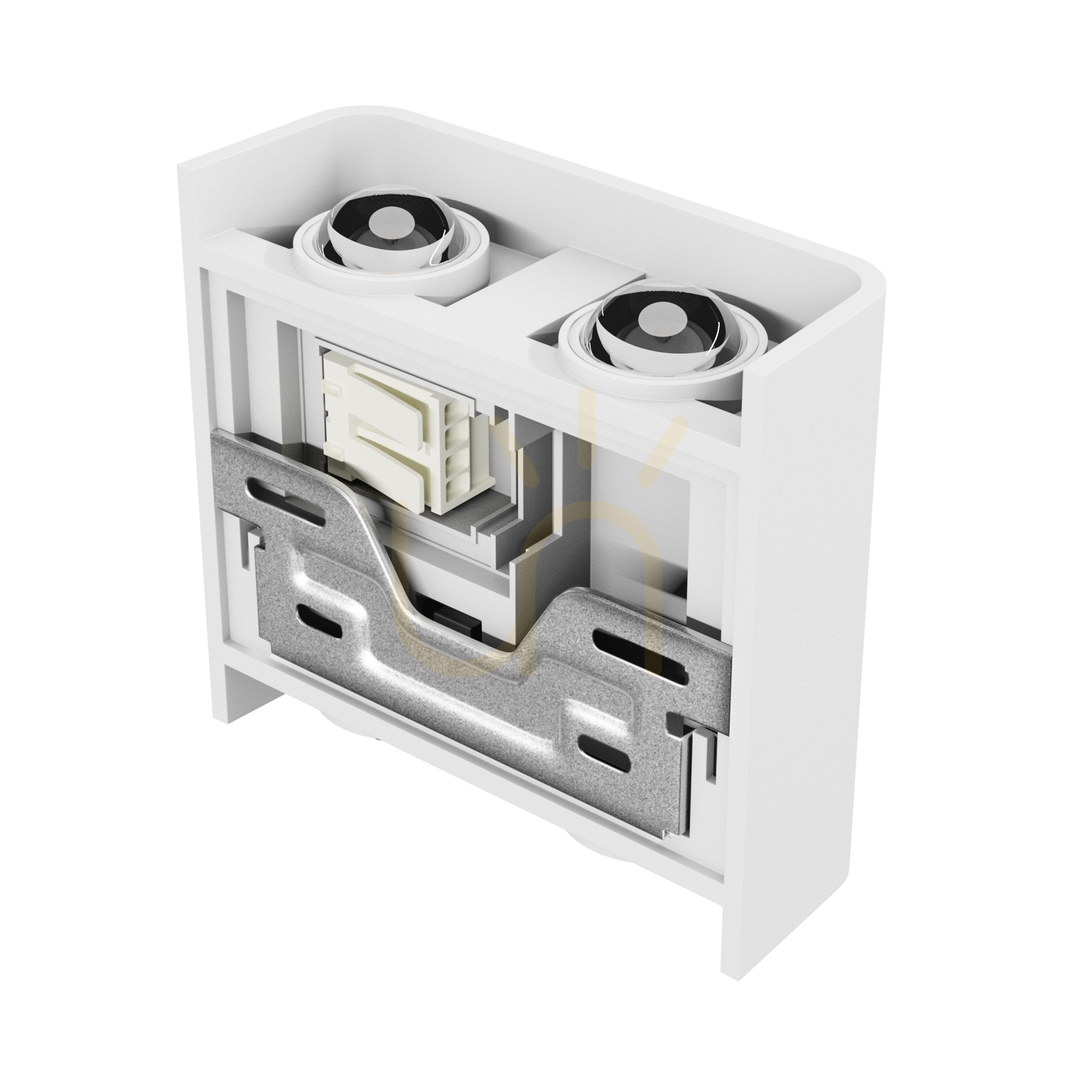 Náhľad Lunarix 2 Nástenné svietidlo 4 W Cct 230 V Ip54 Ra90 110 X110 X40 mm Biele svetlá hore/dole Lunarix 2 Nástenné svietidlo 4 W Cct 230 V Ip54 Ra90 110 X110 X40 mm Biele svetlá hore/dole