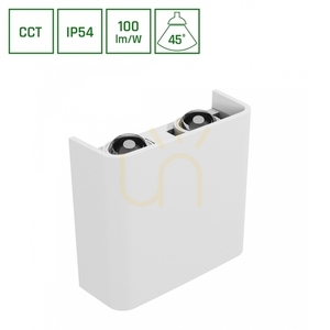 Lunarix 2 Nástenné svietidlo 4 W Cct 230 V Ip54 Ra90 110 X110 X40 mm Biele svetlá hore/dole 4 Lunarix 2 Nástenné svietidlo 4 W Cct 230 V Ip54 Ra90 110 X110 X40 mm Biele svetlá hore/dole small 4