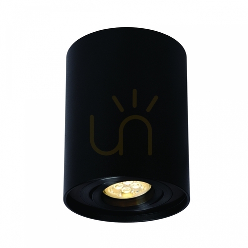 Skontrolujte Chloe Gu10 povrchová montáž Gu10 250 V Ip20 94x125mm čierna okrúhla pohyblivá