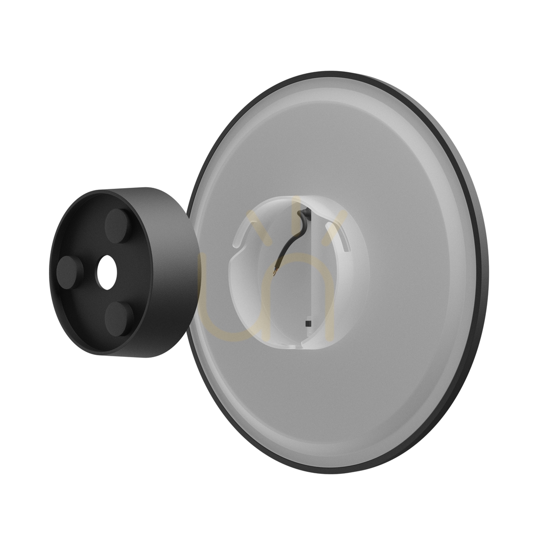 vyhliadka Piatta 18 W Cct 230 V Ip44 250x47 mm čierna okrúhla fasáda. Piatta 18 W Cct 230 V Ip44 250x47 mm čierna okrúhla fasáda.