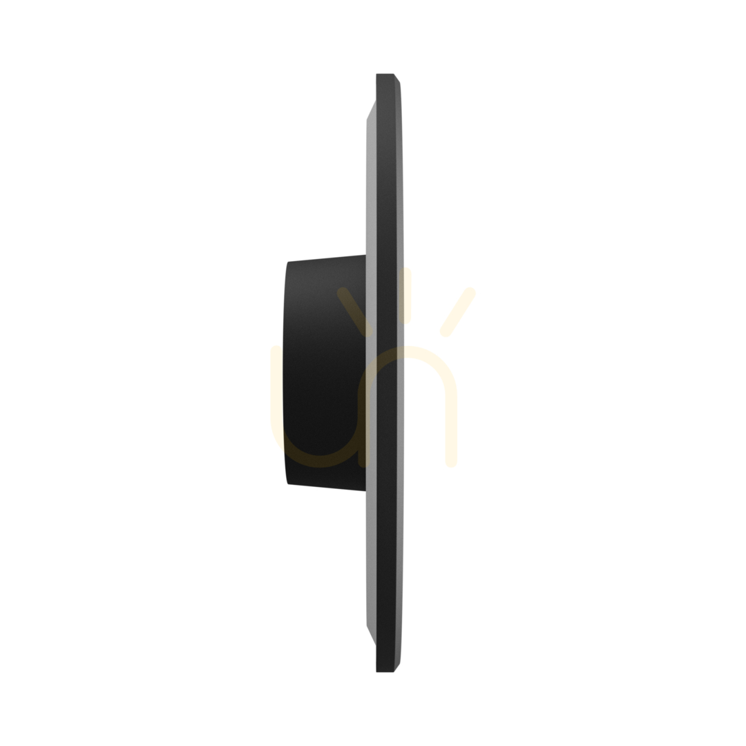 Náhľad Piatta 18 W Cct 230 V Ip44 250x47 mm čierna okrúhla fasáda. Piatta 18 W Cct 230 V Ip44 250x47 mm čierna okrúhla fasáda.