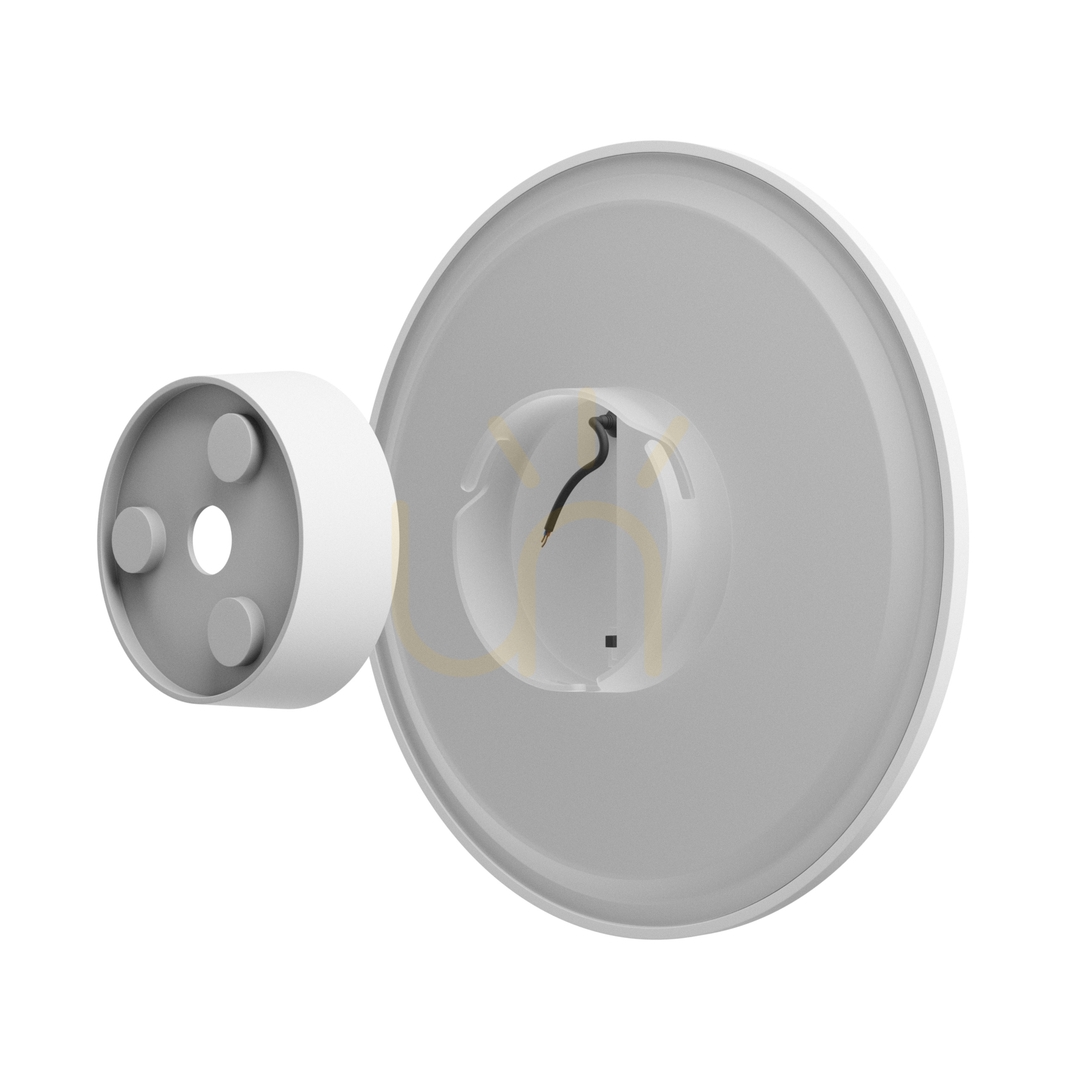 Šou Piatta 18 W Cct 230 V Ip44 250x47 mm biela okrúhla fasáda Piatta 18 W Cct 230 V Ip44 250x47 mm biela okrúhla fasáda