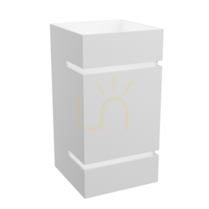 Squalla Lumo G9 Nástenné svietidlo 230 V Ip20 80x150 White Square 1 Squalla Lumo G9 Nástenné svietidlo 230 V Ip20 80x150 White Square small 1