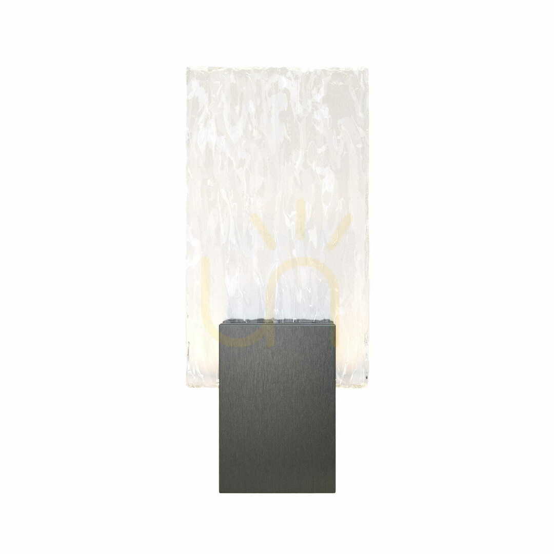 Vägglampa Max Light Vetro W0361 svart borstad LED 30 cm