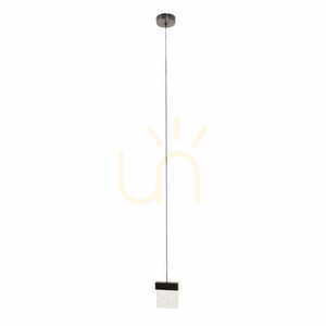Závesné svietidlo Max Light Vetro P0574D čierna kartáčovaná 13 cm small 1