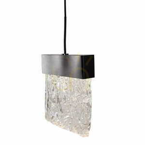 Závesné svietidlo Max Light Vetro P0574D čierna kartáčovaná 13 cm small 0