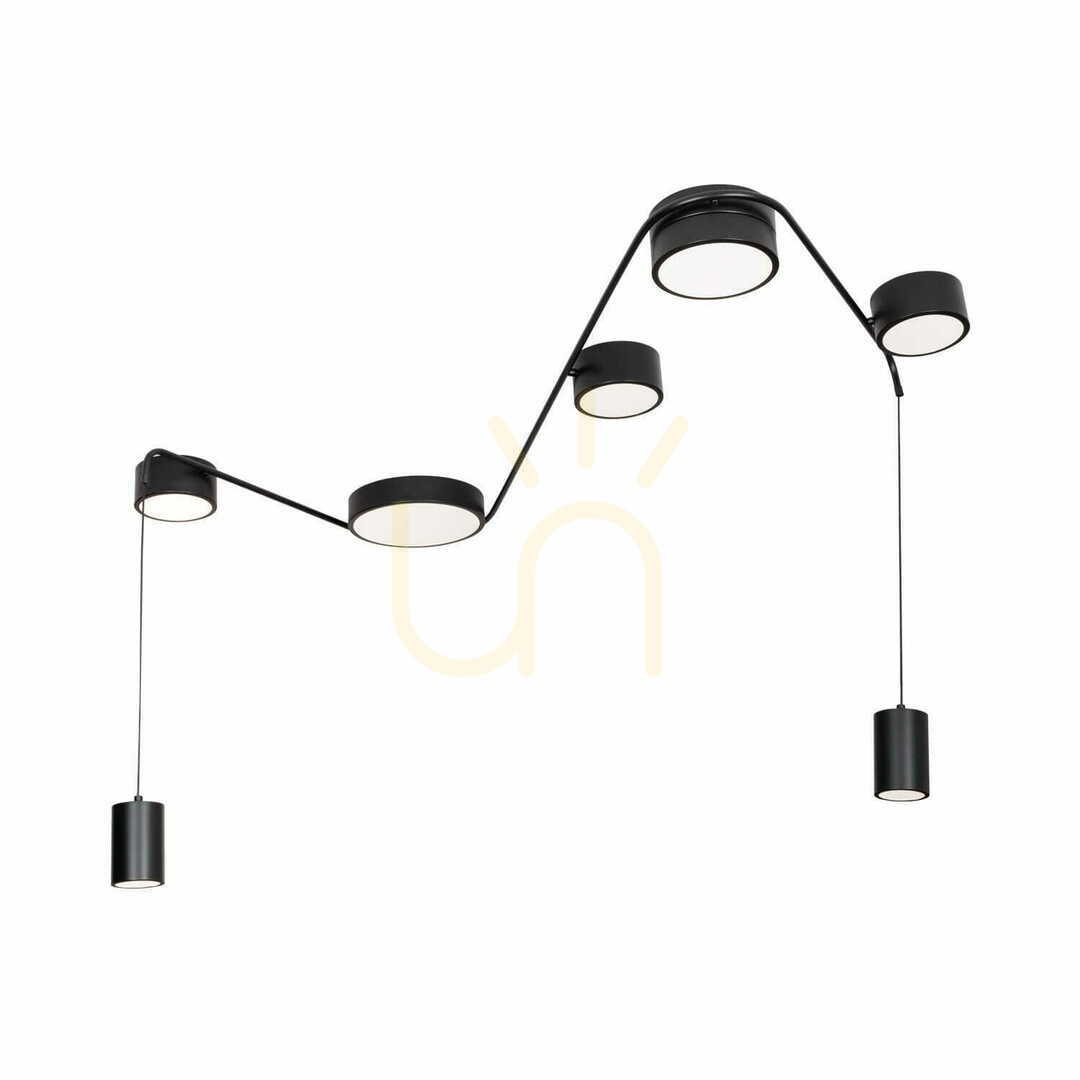 Skontrolujte Plafón Max Light Zumaia C0249 čierny LED 42W 127 cm Plafón Max Light Zumaia C0249 čierny LED 42W 127 cm