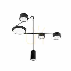 Plafón Max Light Zumaia C0250 čierny LED 32W 5-ramenný 70 cm small 0