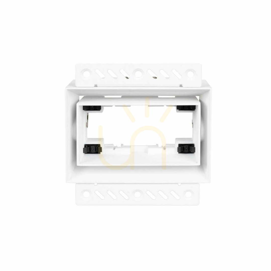 Inbyggd armatur Max Light Modular H180.06 vit aluminium 10,1x7,5 cm