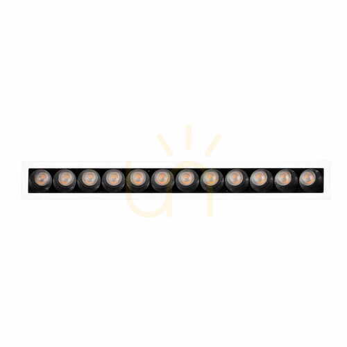 Skontrolujte Zapustené svietidlo Max Light X-Line H0138 15W 3000K biele/čierne