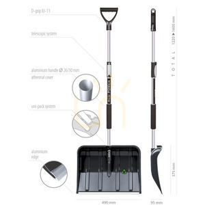 Lopata ALPE 50 ECO TELESCOPIC - čierna small 2