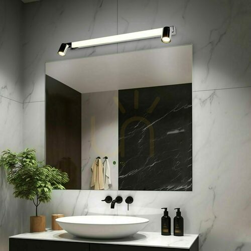 Skontrolujte Kúpeľňové nástenné svietidlo Trio ENRICO 281479306 chróm 90 cm LED + 2xGU10