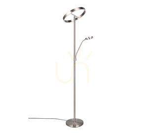 Stojaca LED lampa so svetlom na čítanie TRIO WILLIS 449510207, matný nikel small 9