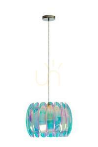 Závesné svietidlo Lucide GLINSTAR 34447/40/99 sivé 40 cm E27 160 cm small 1