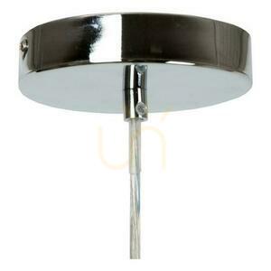 Závesné svietidlo Lucide GLINSTAR 34447/40/99 sivé 40 cm E27 160 cm small 5