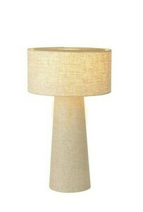 Stolová lampa Lucide LEEROY šedá ľanová Japandi E27 50 cm 03548/50/41 small 0