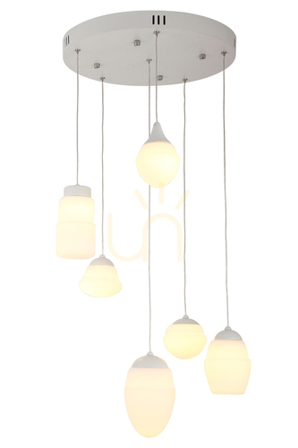 Skontrolujte Závesné svietidlo Max Light Multi 6 biele 52 cm P0249