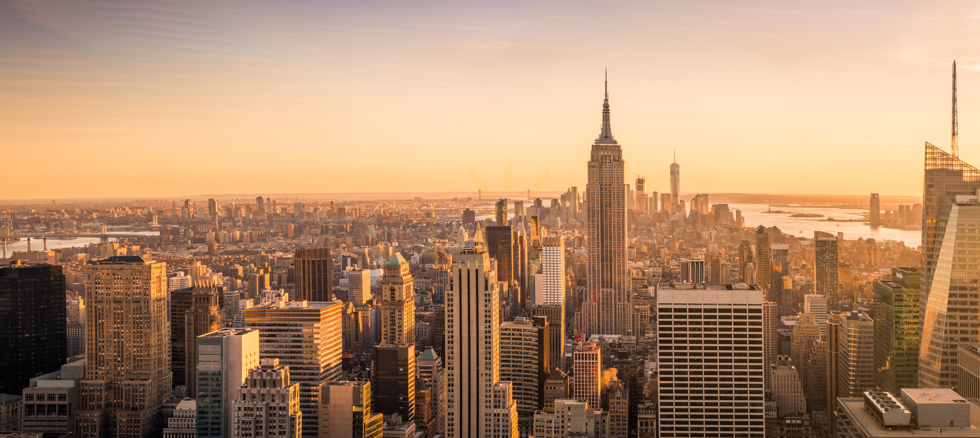 Nástenná maľba New York na úsvite