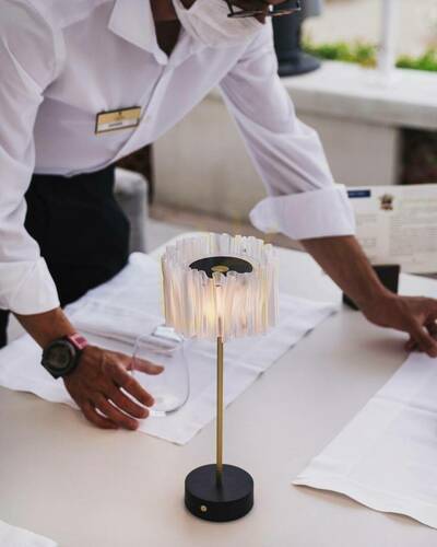 Skontrolujte Moderná lampa Slamp Accordéon Battery Prisma/Black.
