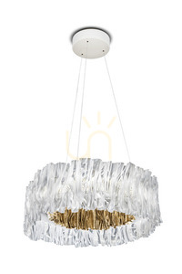 Závesné svietidlo Slamp Accordéon 2700 Kelvin Gold small 1