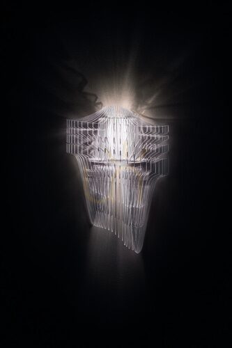 Skontrolujte Nástenné svietidlo Slamp Aria Applique Transparent