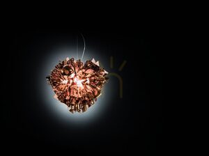 Závesné medené svietidlo Slamp Veli small 1