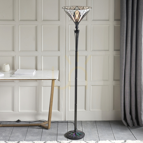 Skontrolujte Stojacia Tiffany lampa Interiors Astoria viacfarebná 63933