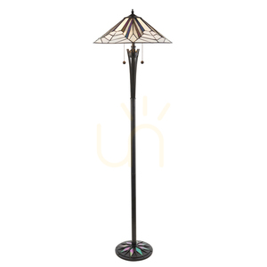 Stojaca lampa Interiors Astoria Tiffany viacfarebná E27 156 cm 63934 small 0