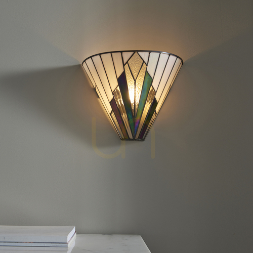 Skontrolujte Nástenné svietidlo Interiors Astoria Tiffany multicolor 63940