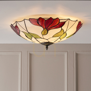 Plafón Interiors Botanica Tiffany multicolor sklo oceľ 45 cm 63960 small 2