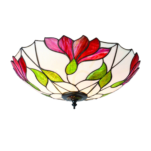 Skontrolujte Plafón Interiors Botanica Tiffany multicolor sklo oceľ 45 cm 63960