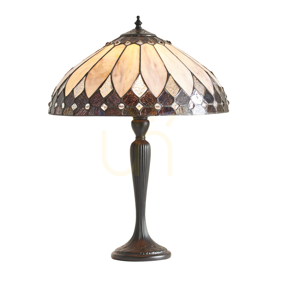 Stolová lampa Interiors Brooklyn Tiffany multicolor 63982