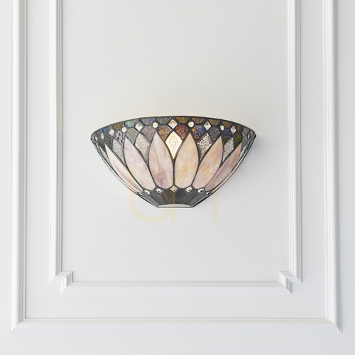 Skontrolujte Nástenná lampa Interiors Brooklyn Tiffany multicolor 63983