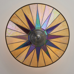 Viacfarebná stropná lampa Dark Star Tiffany 64043 Interiéry. small 3