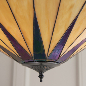 Viacfarebná stropná lampa Dark Star Tiffany 64043 Interiéry. small 4