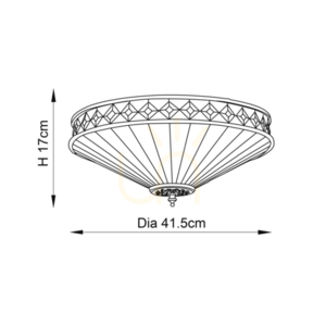 Fargo Tiffany Multicolor Plafond 64145 Interiéry. small 2