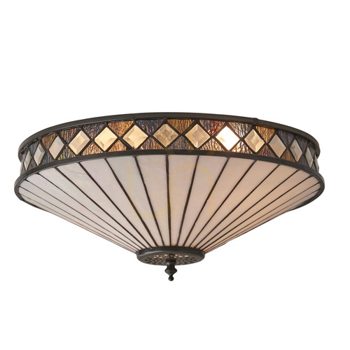 Skontrolujte Fargo Tiffany Multicolor Plafond 64145 Interiéry.
