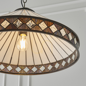 Závesné svietidlo Interiors Fargo Tiffany viacfarebné 64147 small 7